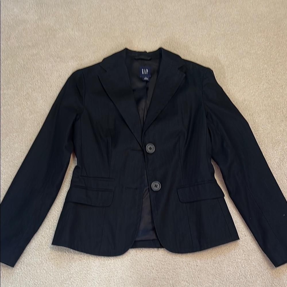 GAP Black Blazer Tailored Suit Jacket